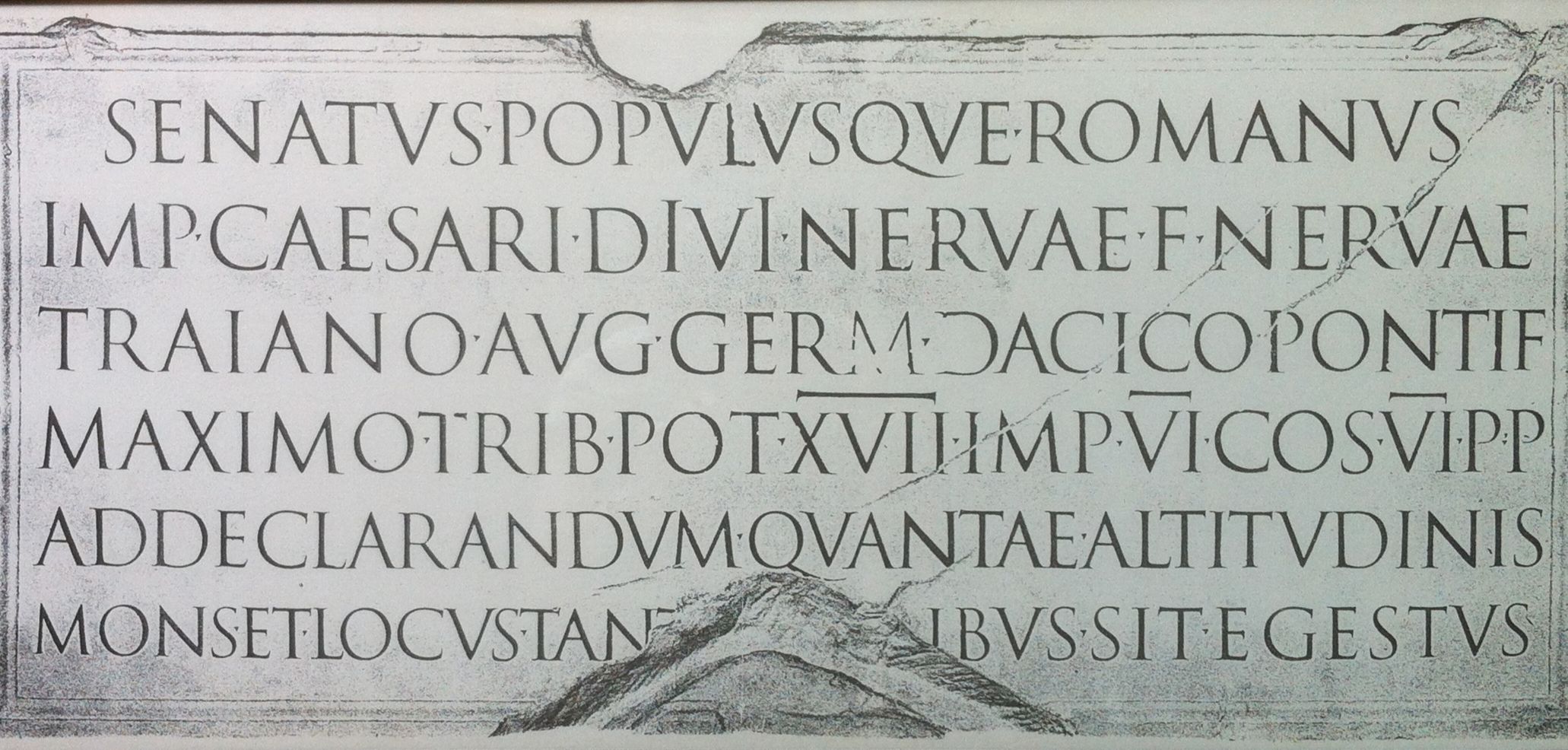 Trajan's Column Inscription Letterforms