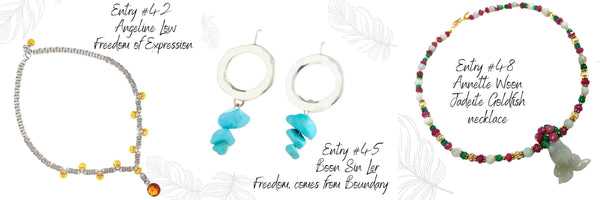 Winners of  Fashion Top-5 Jewellery for Freedom Jewellery Competition
