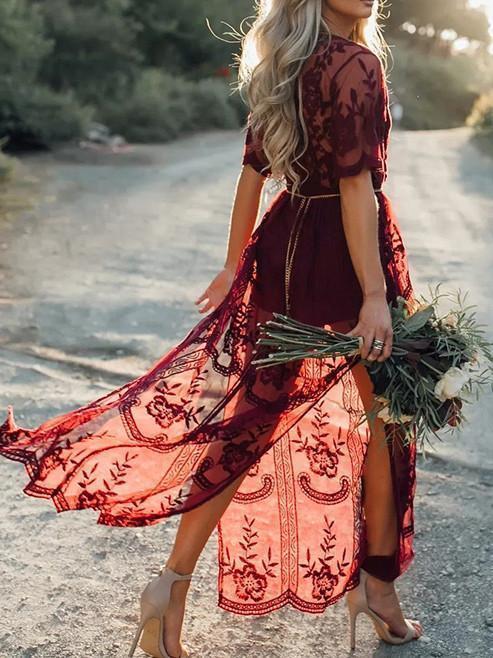 red long formal evening gowns