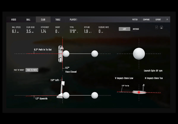 Foresight GCQuad Simulator Putting Setup