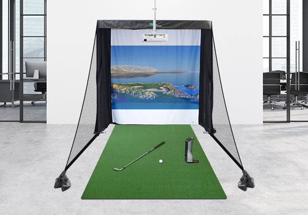Uneekor EYE MINI PerfectBay Golf Simulator Package – Top Shelf Golf