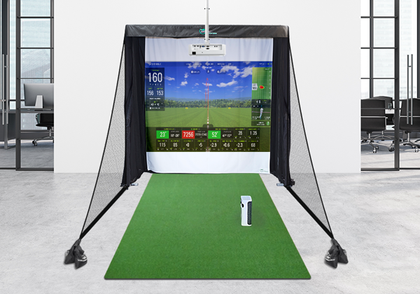 SkyTrak+ Simulator Series Net & Screen Package