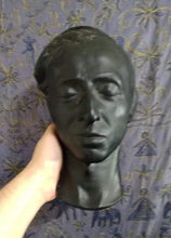 Cargar imagen en el visor de la galería, Chopin Death mask cast Head and Neck / life cast Head Face Death mask death cast