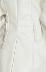 Runway Bonded jacket in white