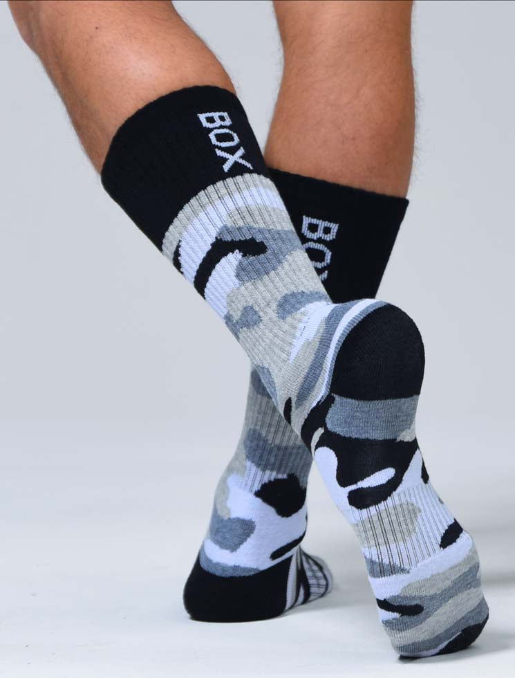 Conscious Menswear Brand Zsigmond Black Kudus Socks at Erebus