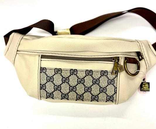 Small Crossbody (with LV Strip) Keisha Carmel – Patches Of Upcycling