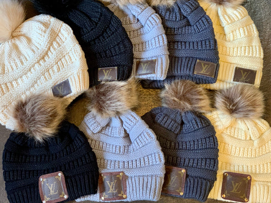 Re-Purposed LV Patch Beanie