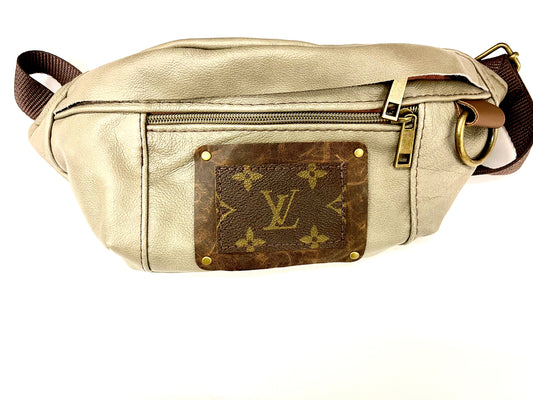 Bum Bag Strip or PATCH LV Embossed Leather Colors – Patches Of
