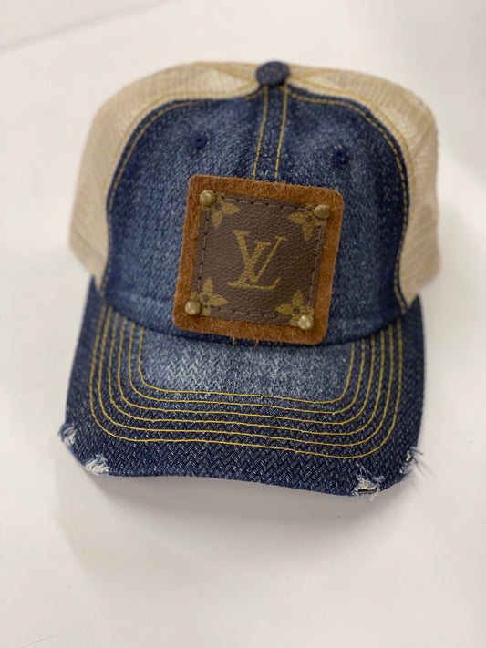 LL21 New hats - Jean Dad Hat, Brown/Antique – Patches Of Upcycling