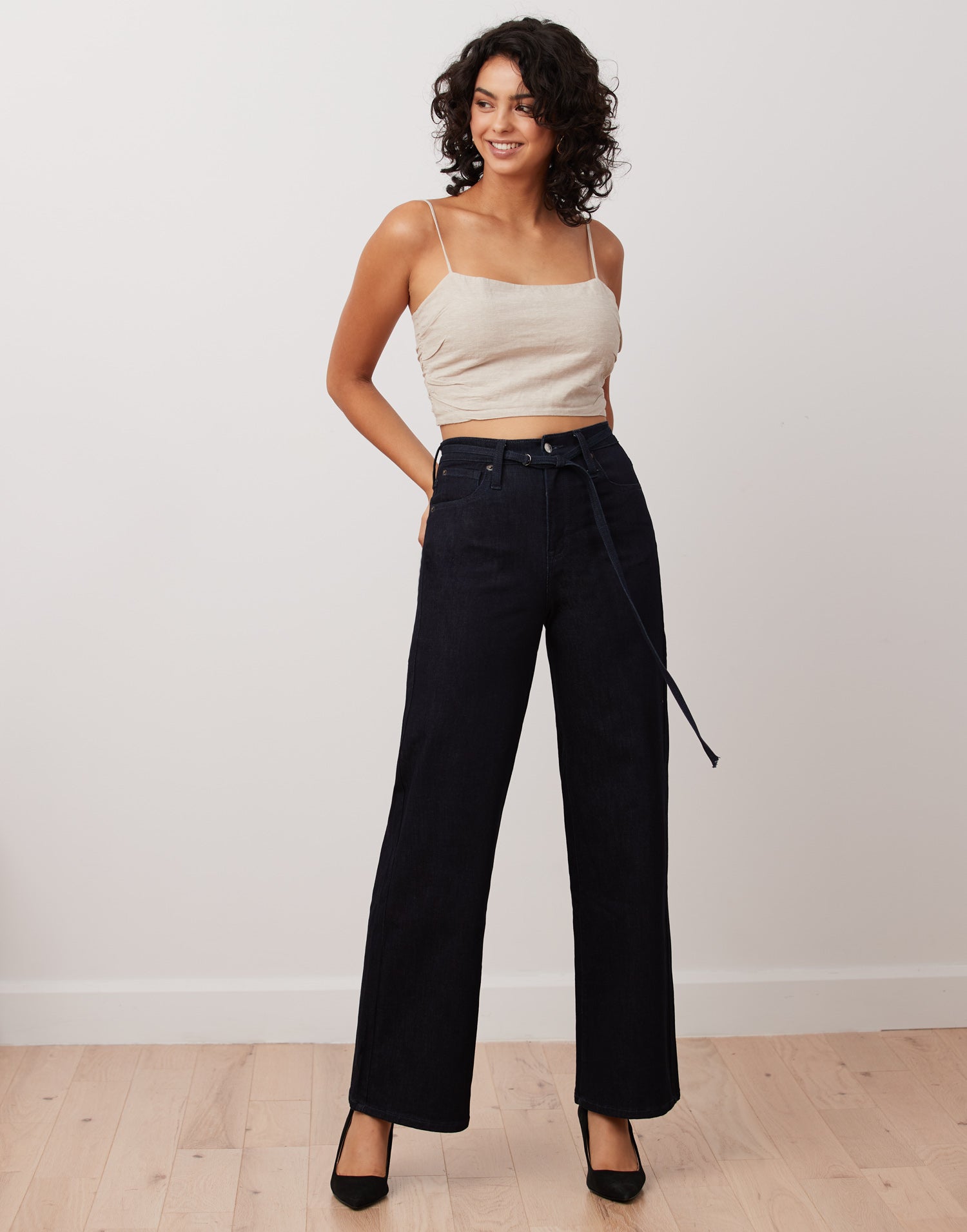 LILY WIDE LEG JEANS / ABEL - Yoga Jeans product image