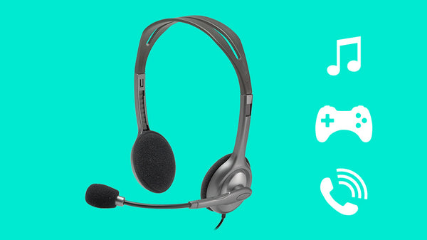 Logitech Headset H110 Stereo-Logitech Pakistan