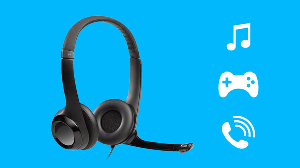 Logitech Headset H390 USB Headset with Noise-Cancelling Mic