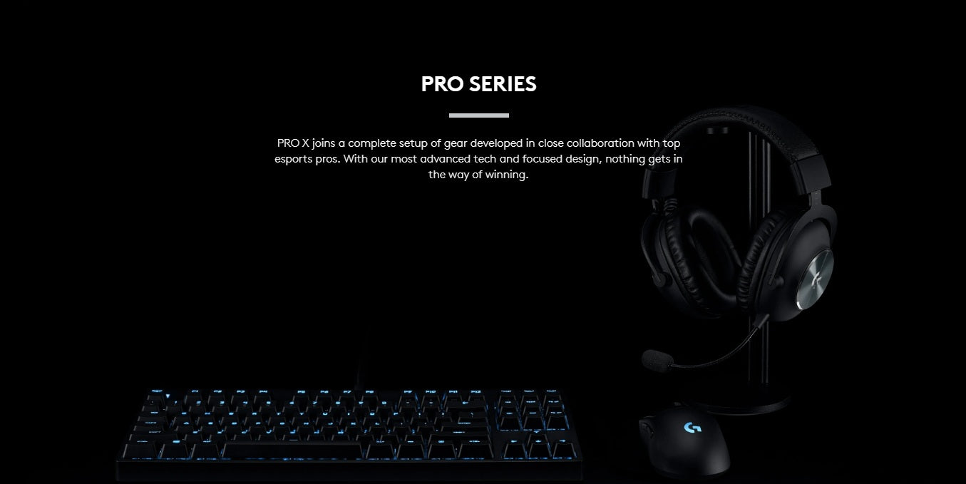 Logitech G Pro X Gaming Headset With Blue Voice-Logitech Pakistan