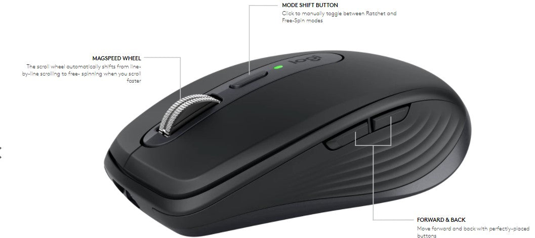 Logitech MX Anywhere 3 Wireless Bluetooth Mouse-Logitech Pakistan