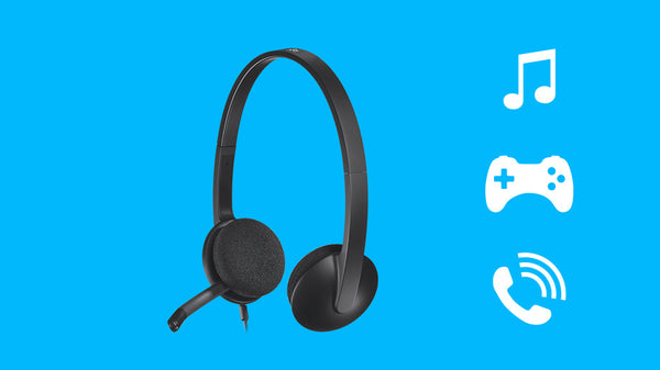 Headset H340 USB Headset with Noise-Cancelling Mic