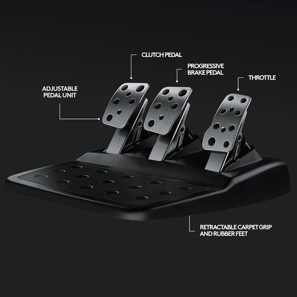 logitech g29 peddal features diagram