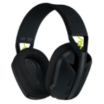 logitech g435 gaming headset in black color