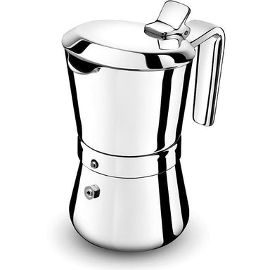 Induction Stainless Steel Italian Coffee Machine Maker 4cup 6.8 Oz Induction  Moka Pot - China Moka Pot and Stainless Steel Moka Pot price