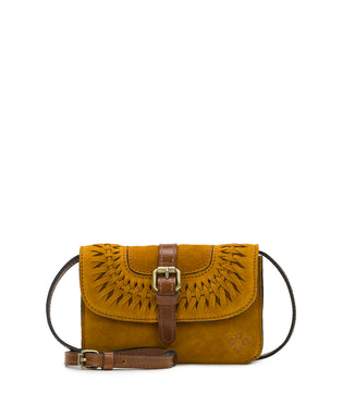 Designer Suede Crossbody Bag