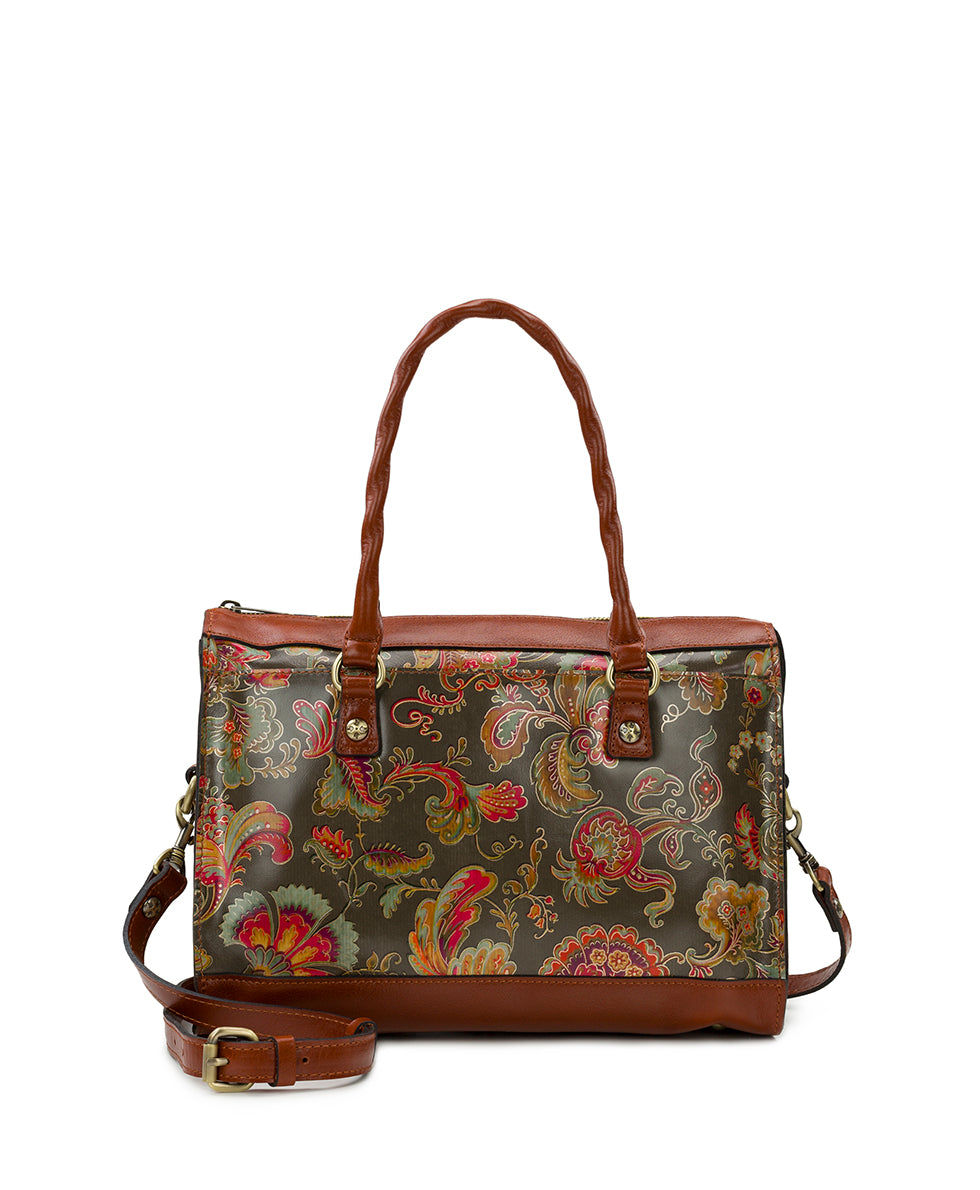 Patricia Nash Willow Medium Top Handle Frame Bag