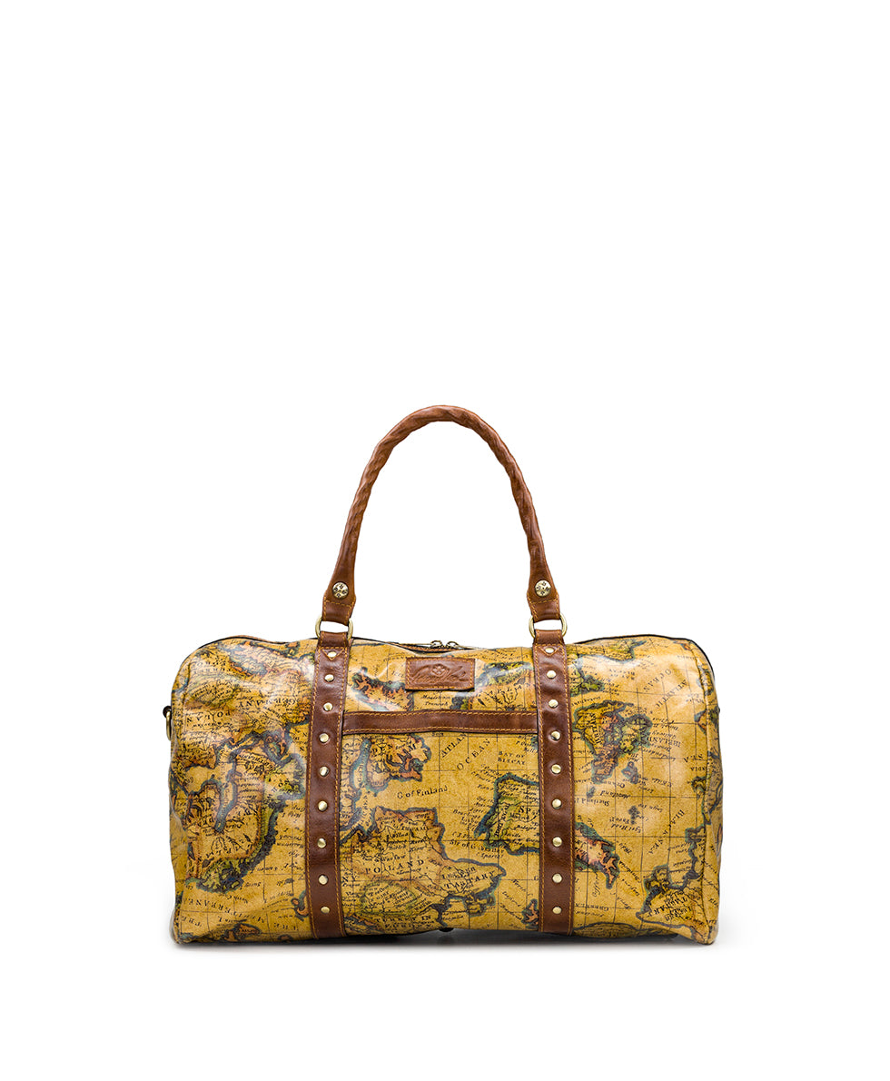 Mona B Canvas Travel/Gym/Sports Duffel Bag: Flint