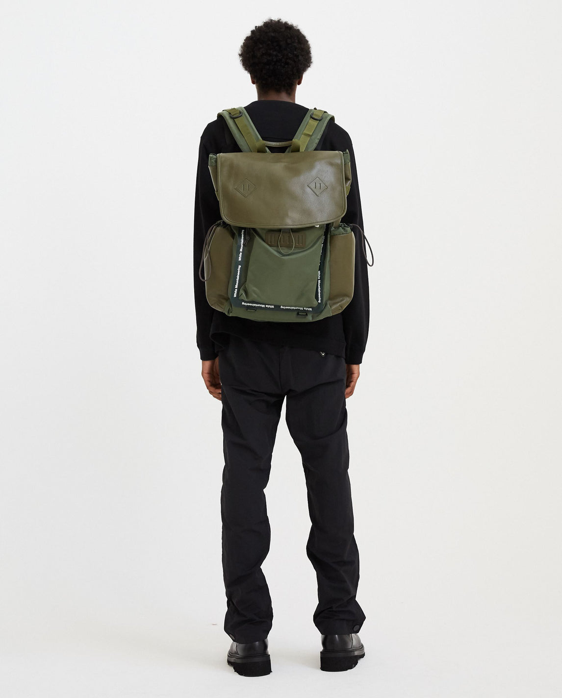 white mountaineering backpack