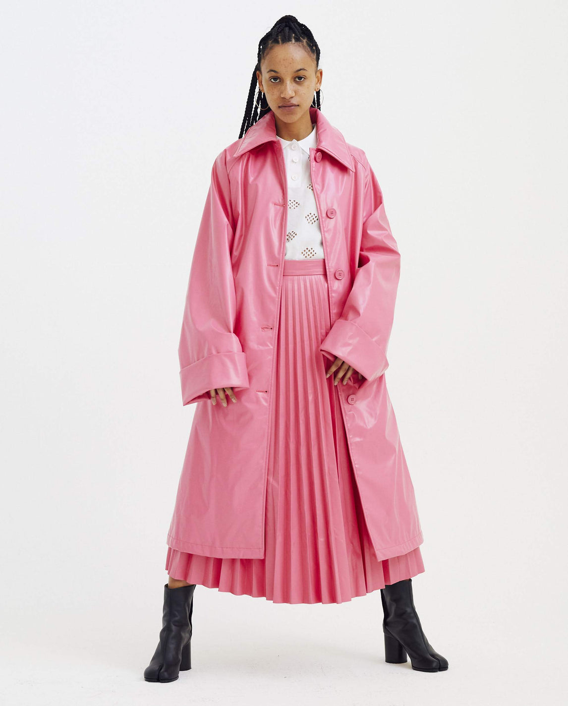 Goede MM6 MAISON MARGIELA - Trench Coat - Pink – SHOWstudio / MACHINE-A GS-68