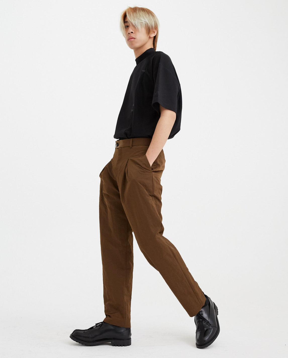 tapered nylon pants