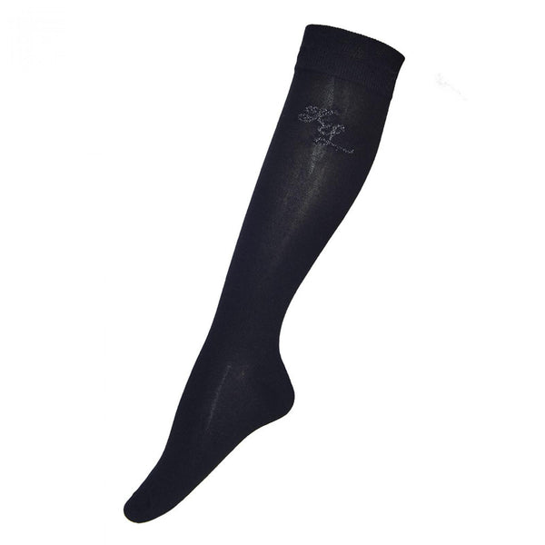 Imran Potato - Gray 'LV' Logo Knit Socks – eluXive