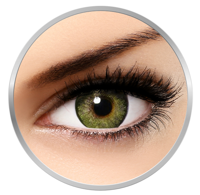Alcon Ciba Vision Freshlook One Day Green Daily Green Colored Contact Lenses 5 Wears 10 Lenses Box