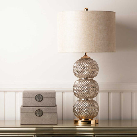 Glass Ball Statement Table Lamp