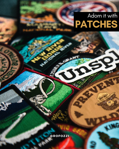 fabric patches for handbags