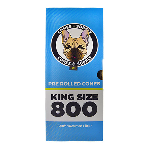 CONES + SUPPLY | Pre-Rolled Cones Classic King Size | 110mm - White - 800 Count - Pinnacle Distributors product image