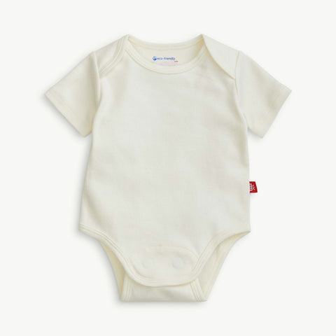 cream organic cotton magnetic bodysuit