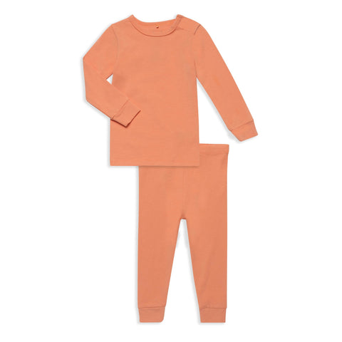 autumn coral cloudstretch™ magnetic toddler pajama set