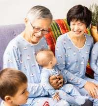 grandparents matching with grandkids