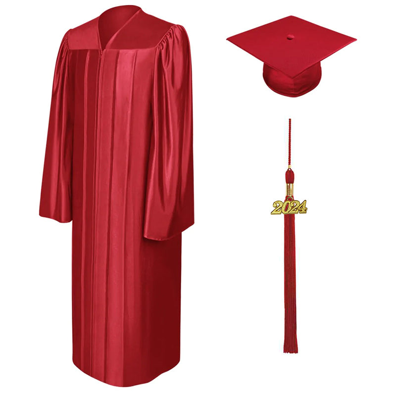 Matte Royal Blue High School Graduation Cap and Gown – GradCanada