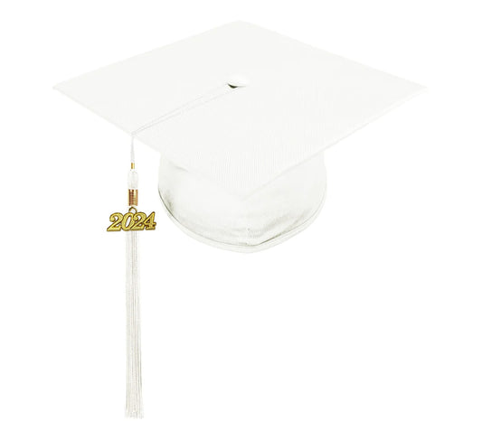 Matte Gold High School Cap & Tassel - Graduation Caps