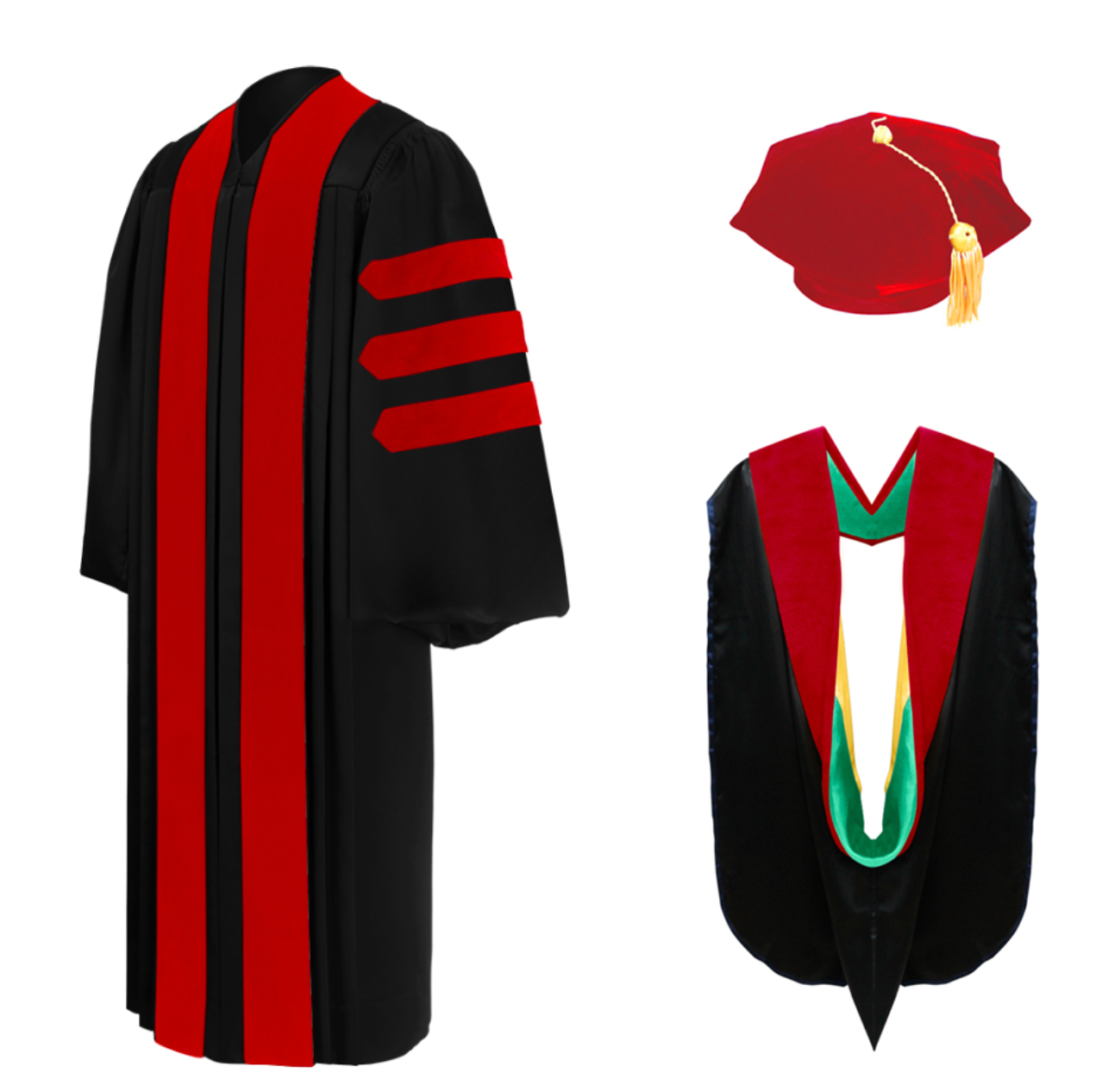 Doctorate Hood - UoA - Doctoral Degree - Browse by Academic Qualification -  Purchase Graduation Regalia - Out 'n About Graduation Regalia