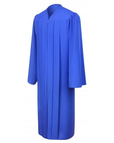 Matte Royal Blue Bachelors Graduation Gown - College & University