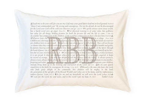 PillowGrace Personalized Scripture Pillowcase for Fathers Golf 