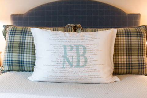 PillowGrace Personalized Scripture Pillowcase for Graduates Teens Young Adults Gift