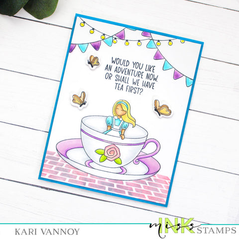 Teacups stamp set