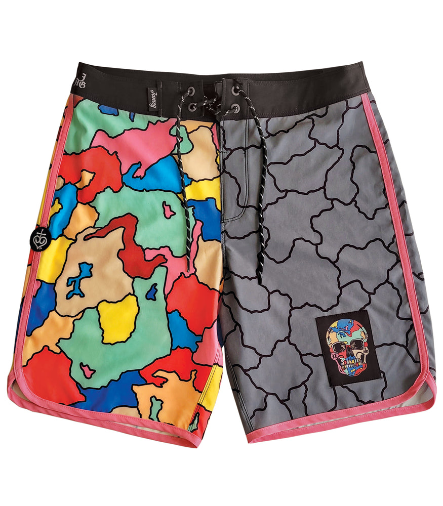 board shorts with skulls