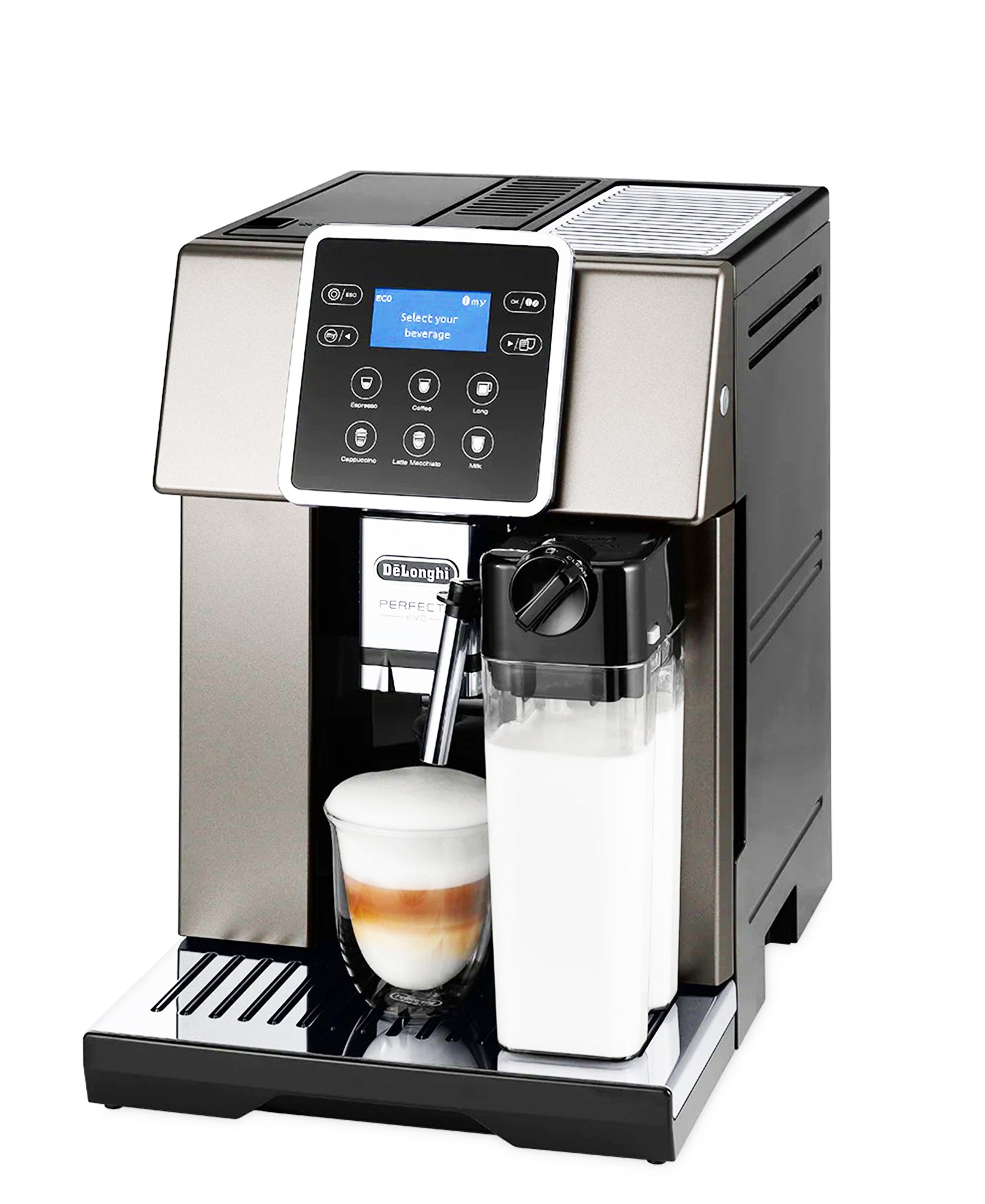DeLonghi Perfecta Evo Coffee Machine ESAM420.80.TB Silver TheCulinarium