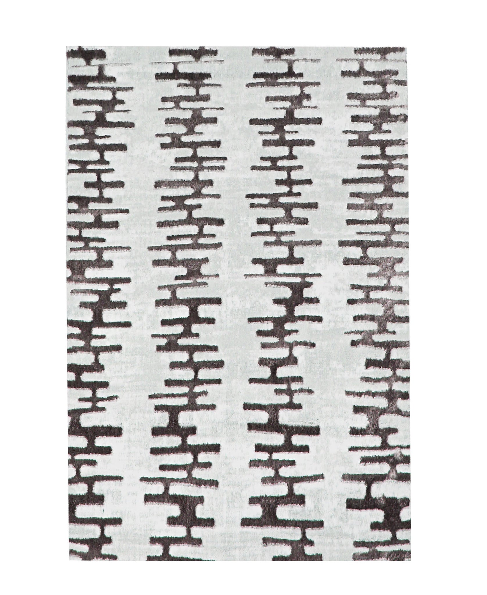 Konya Jagged Carpet 1500mm X 2200mm - Brown