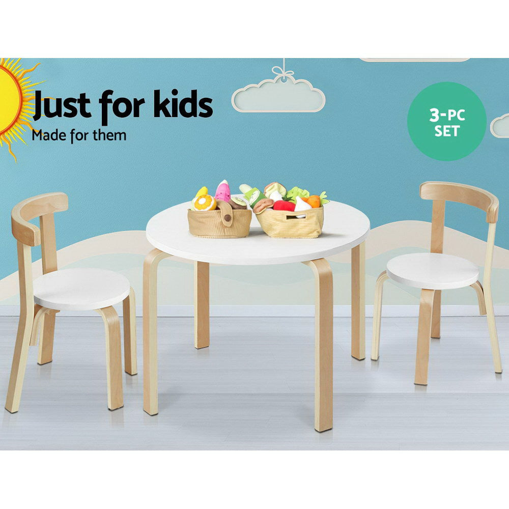 artiss kids table and chair set