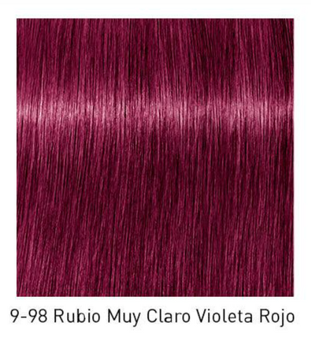 9-98 Rubio Muy Claro Violeta Rojo