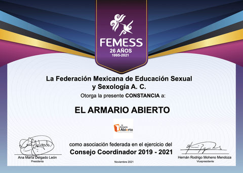 Constancia FEMESS 2019-2021