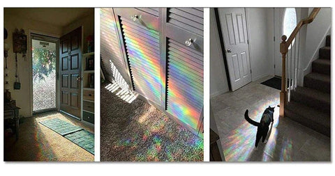 rainbow window privacy film